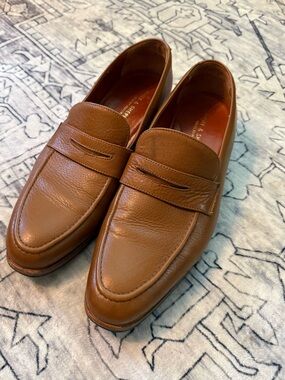 Wolf & Shepherd Dress to Perform Penny Loafers Honey Tan Leather 11